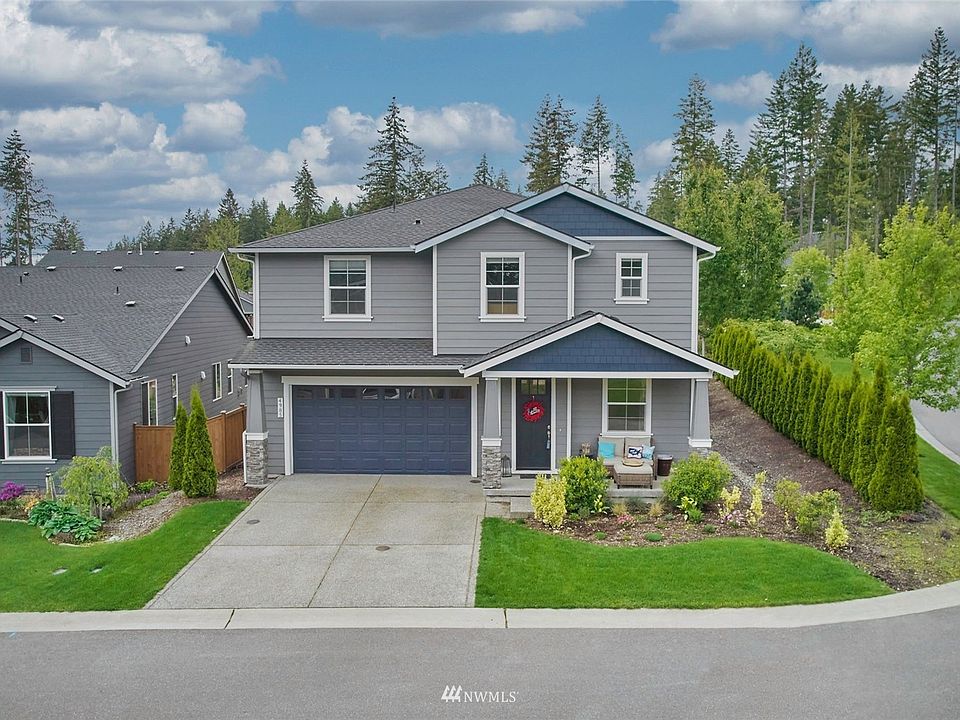 Front view of home. Beautiful corner lot! 