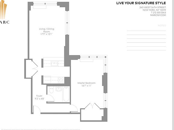 2nd image of 260 W 54th St APT 14A