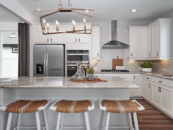 Kitchen with center island