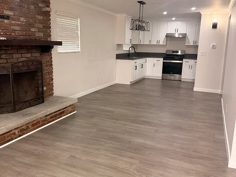 open concept living room & Kitchen