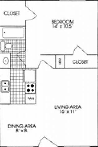 1/1 - 500 sq. ft - $800