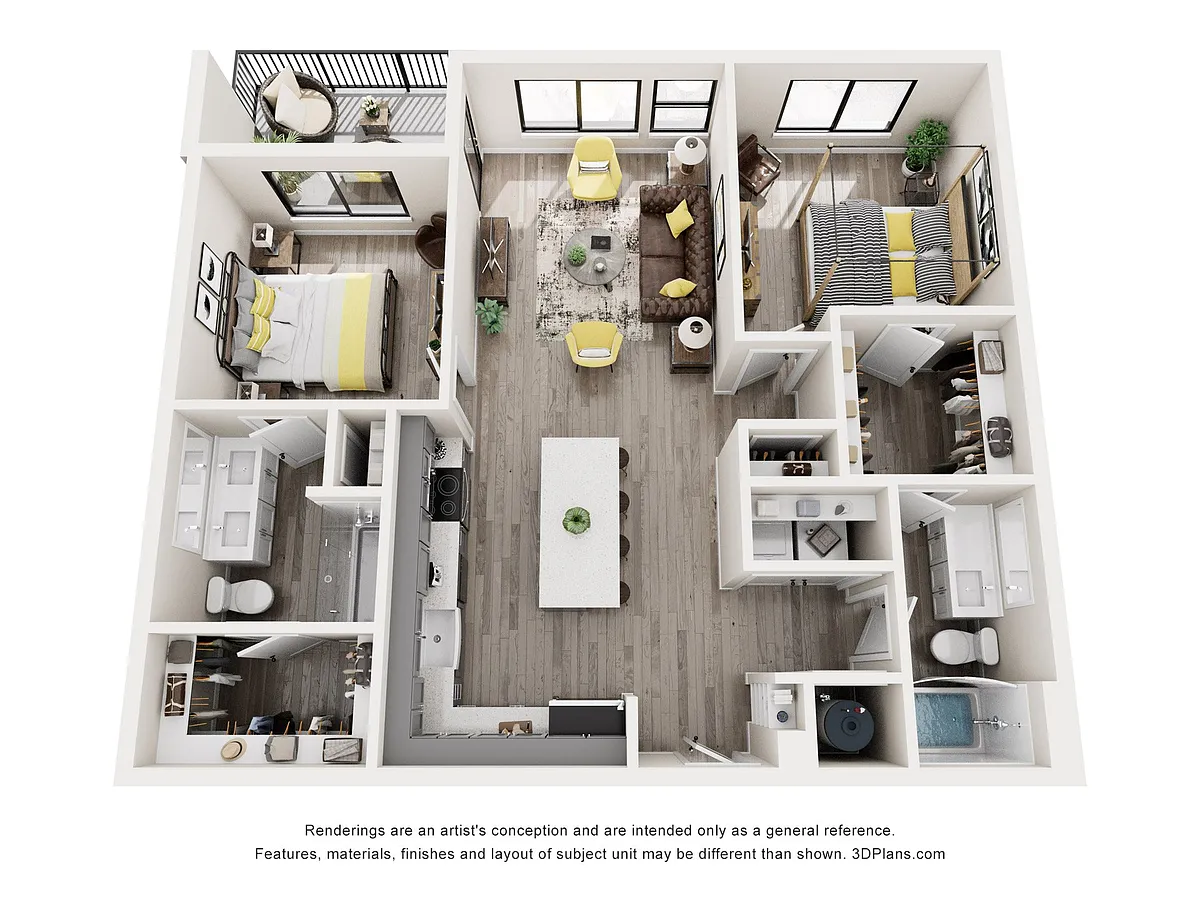 Floor plan The Baldwin