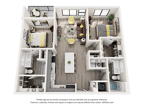 Floor plan The Baldwin