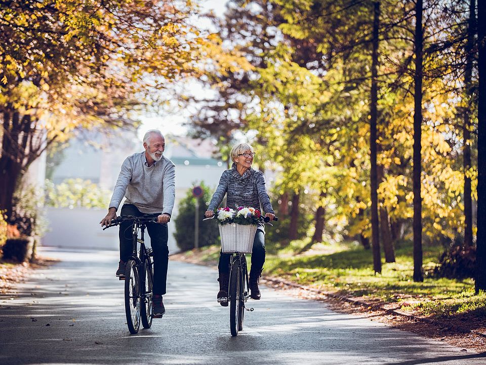 Homeowners Riding Bikes