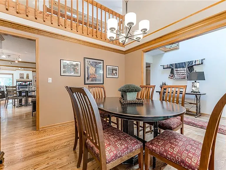 Main-level dining room, off kitchen