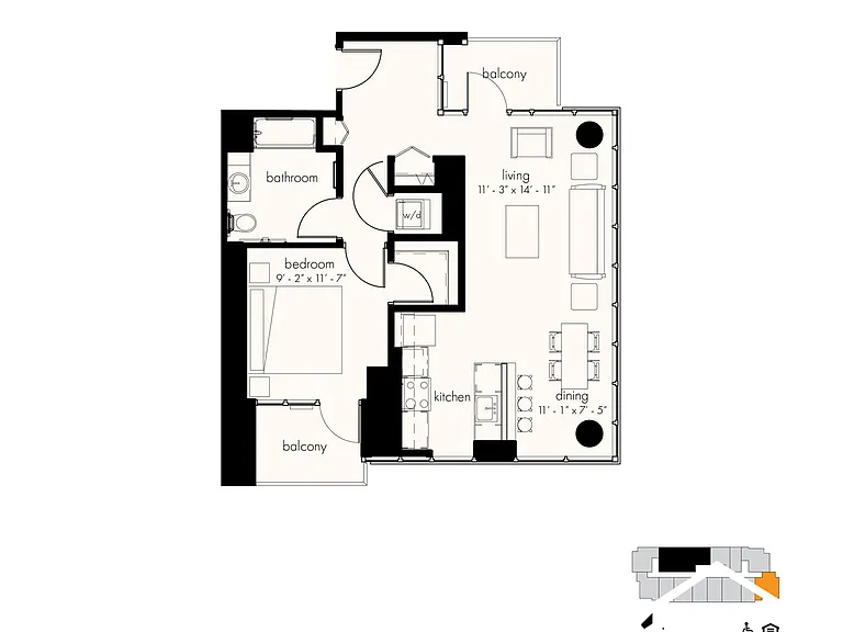 637 Wells 1bed 1bath — Photo 24