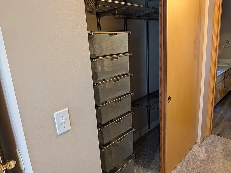 master bedroom closets