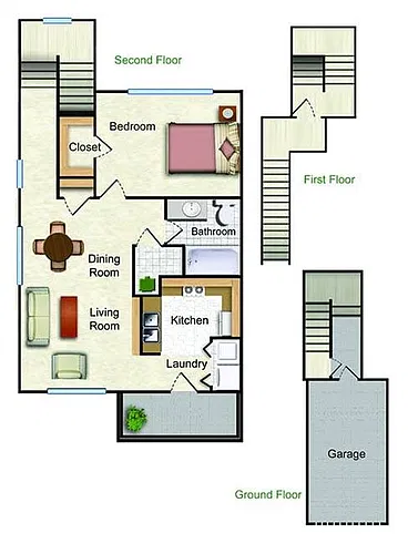 Floor plan The Bellflower Park West Gardens