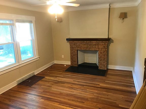 Living room with hardwood floors