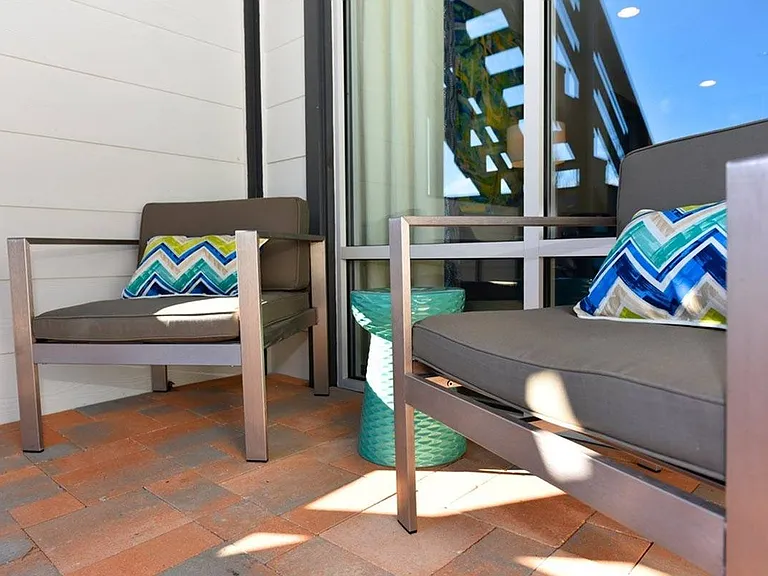 Patio set with chairs & small table