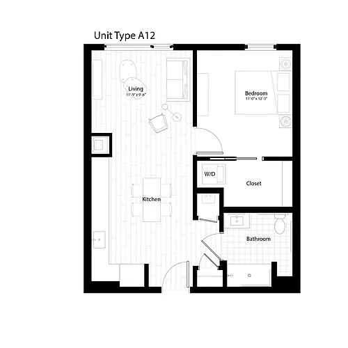 Floor plan A12G2