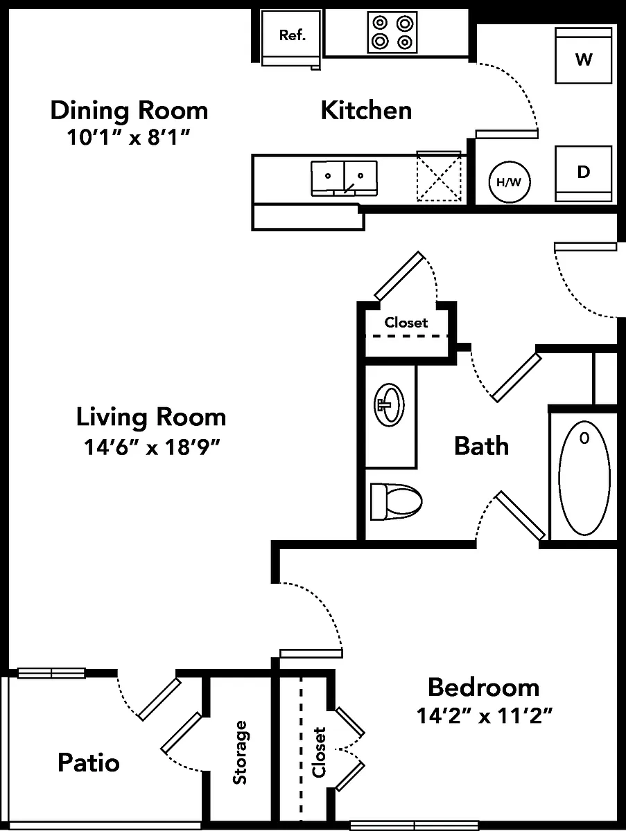 Floor plan The Roman