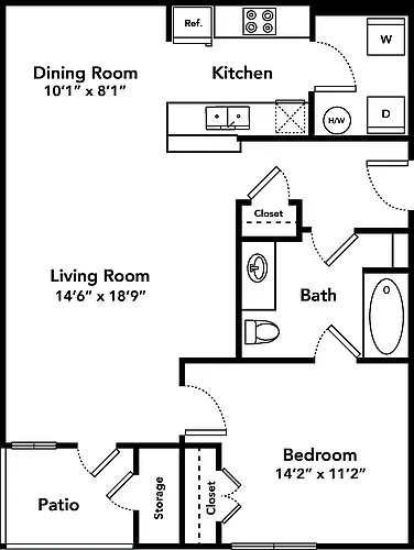 Floor plan The Roman
