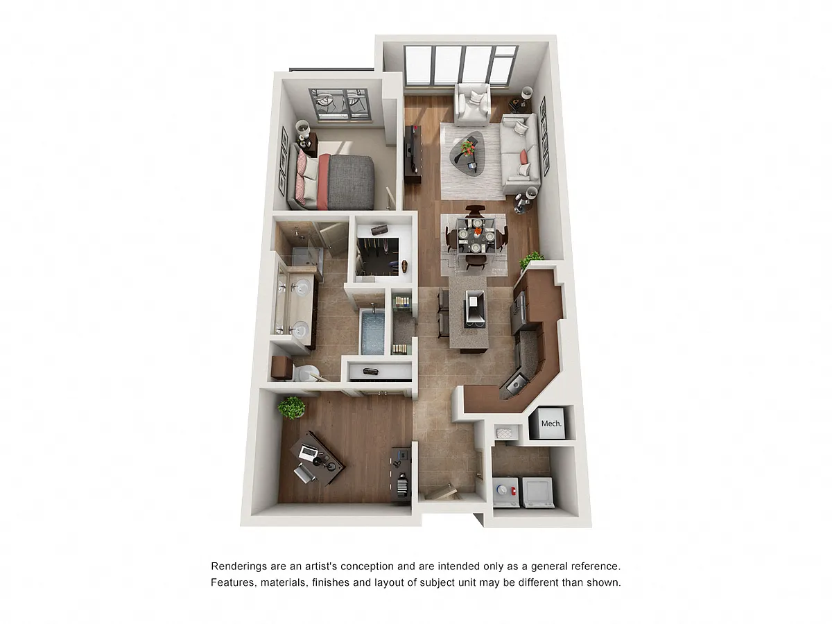 Floor plan A - D