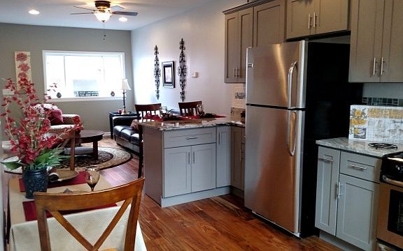 Kitchen and Living Area