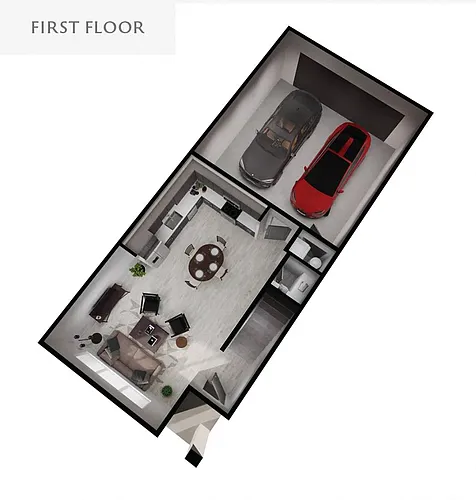 Floor plan Arrowhead 3-Bed w/Unfinished Basement