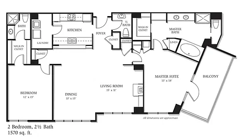 Floor plan The Grand PH Bal 1570