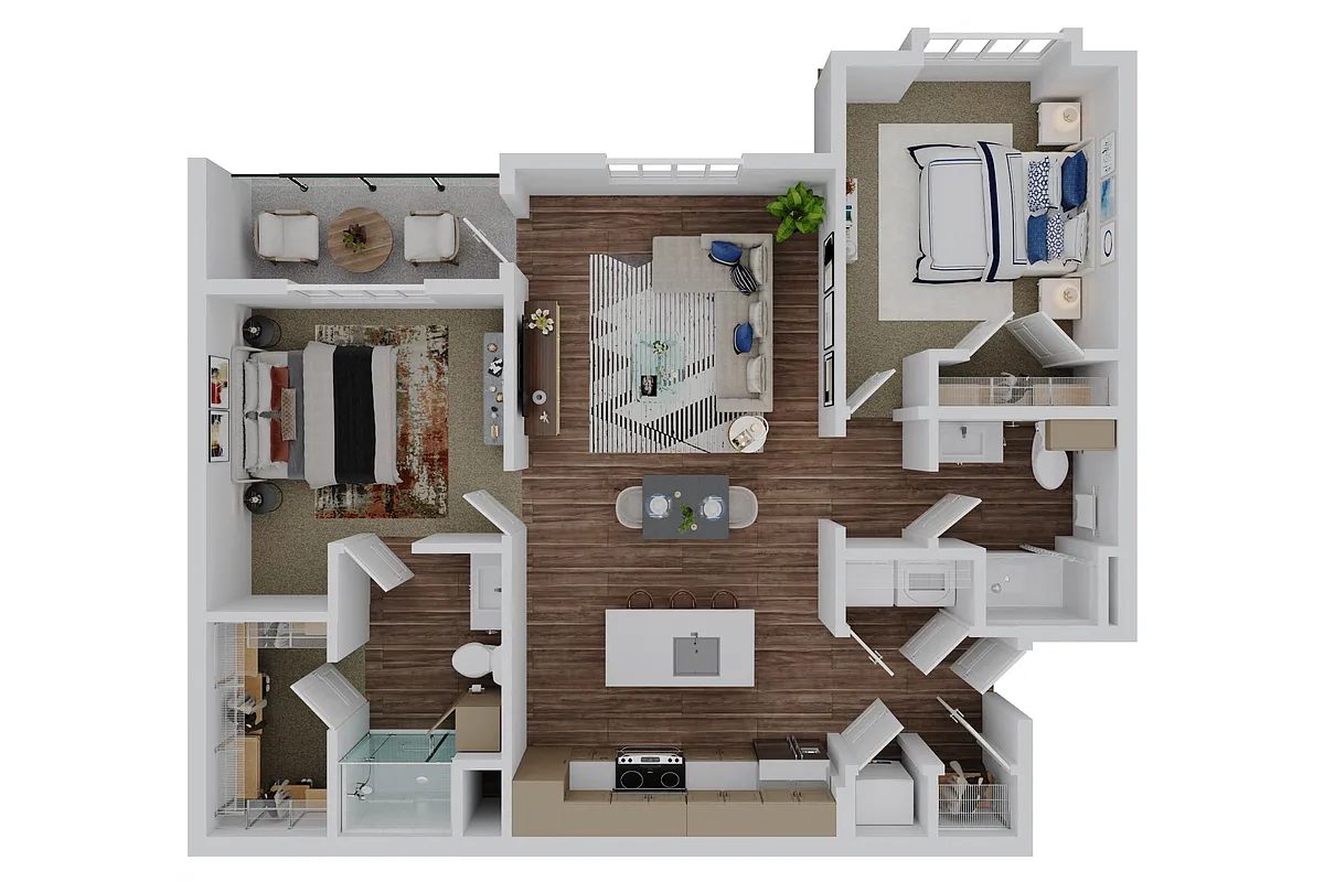 Floor plan The Vanguard (B2)