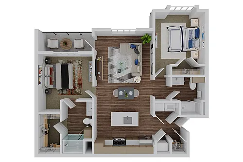 Floor plan The Vanguard (B2)
