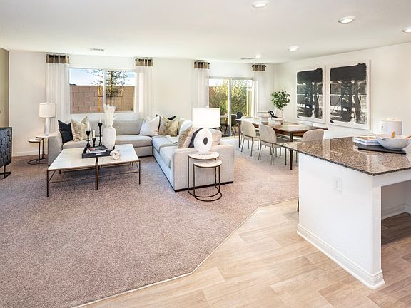 Open concept living area