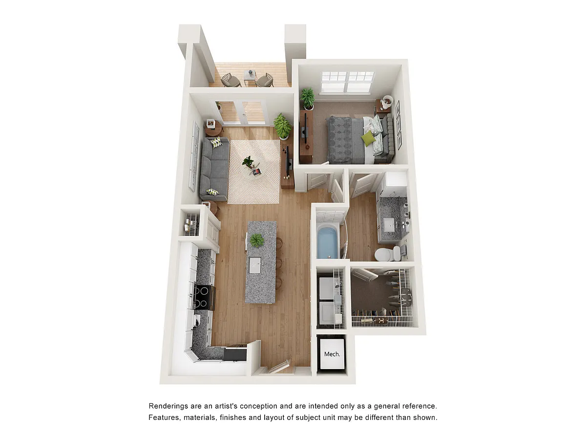 Floor plan Alley - (A2)