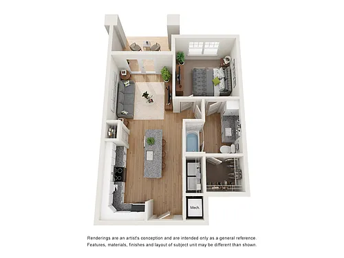 Floor plan Alley - (A2)