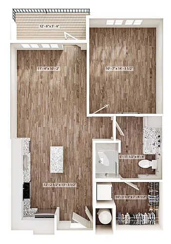 Floor plan 1/1 Buoy
