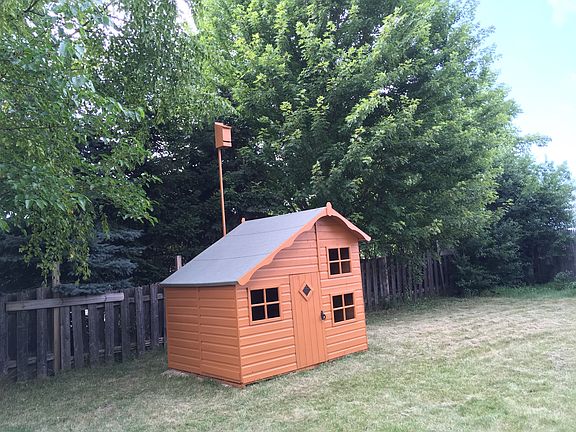 Playhouse in the backyard