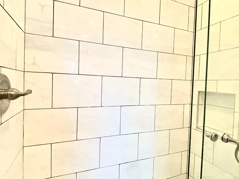 Bathroom Large Shower with glass enclosure