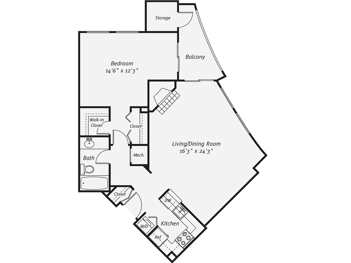 Floor plan A13