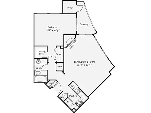 Floor plan A13