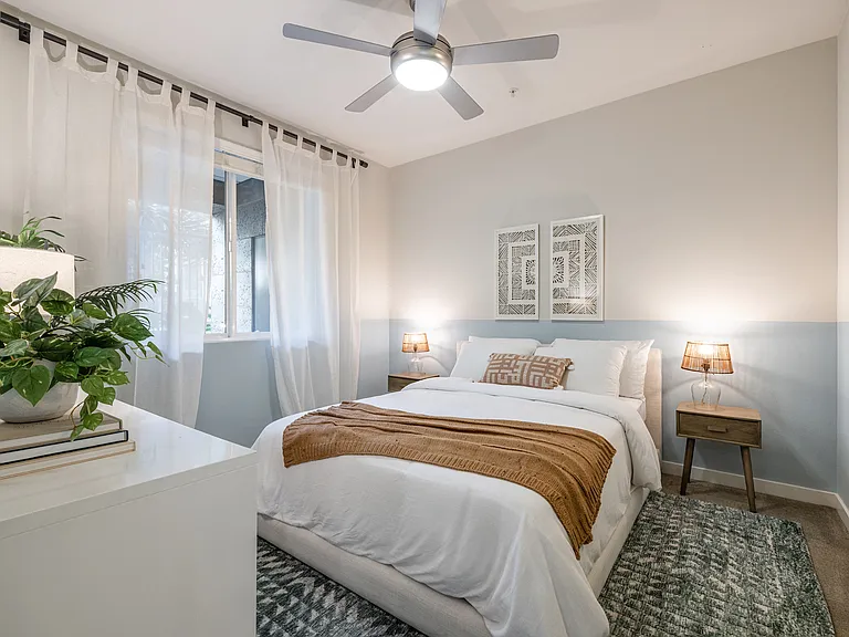 Elegant Bedroom | Elan Huntington Beach | Luxury Apartments Huntington Beach CA