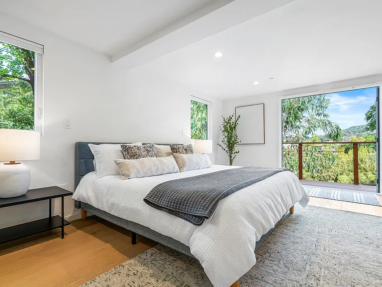 A cozy space designed for restful nights and lazy mornings