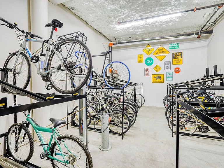 Have a bike? We have them covered, locked and protected in the bicycle storage room