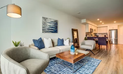 Elegant Living Area | Apartments in Hercules, CA | The Exchange Hercules Bayfront - The Exchange at Bayfront