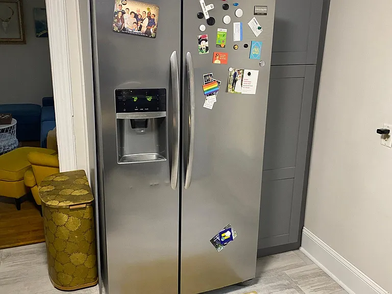 Luxury Stainless Steel Fridge w/ Double Doors