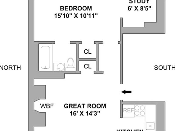 2nd image of 84 Bedford St APT 4N