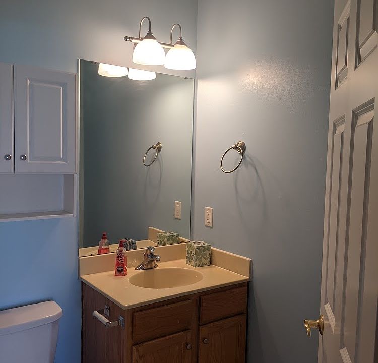 main floor powder room
