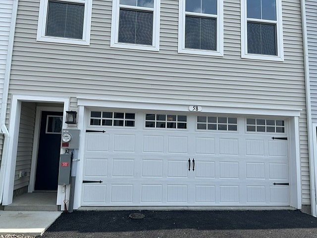 Front Entry on the left and 2-car Garage