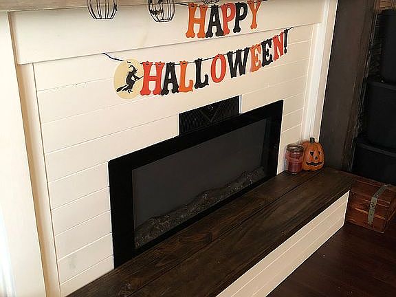 Custom working fireplace 