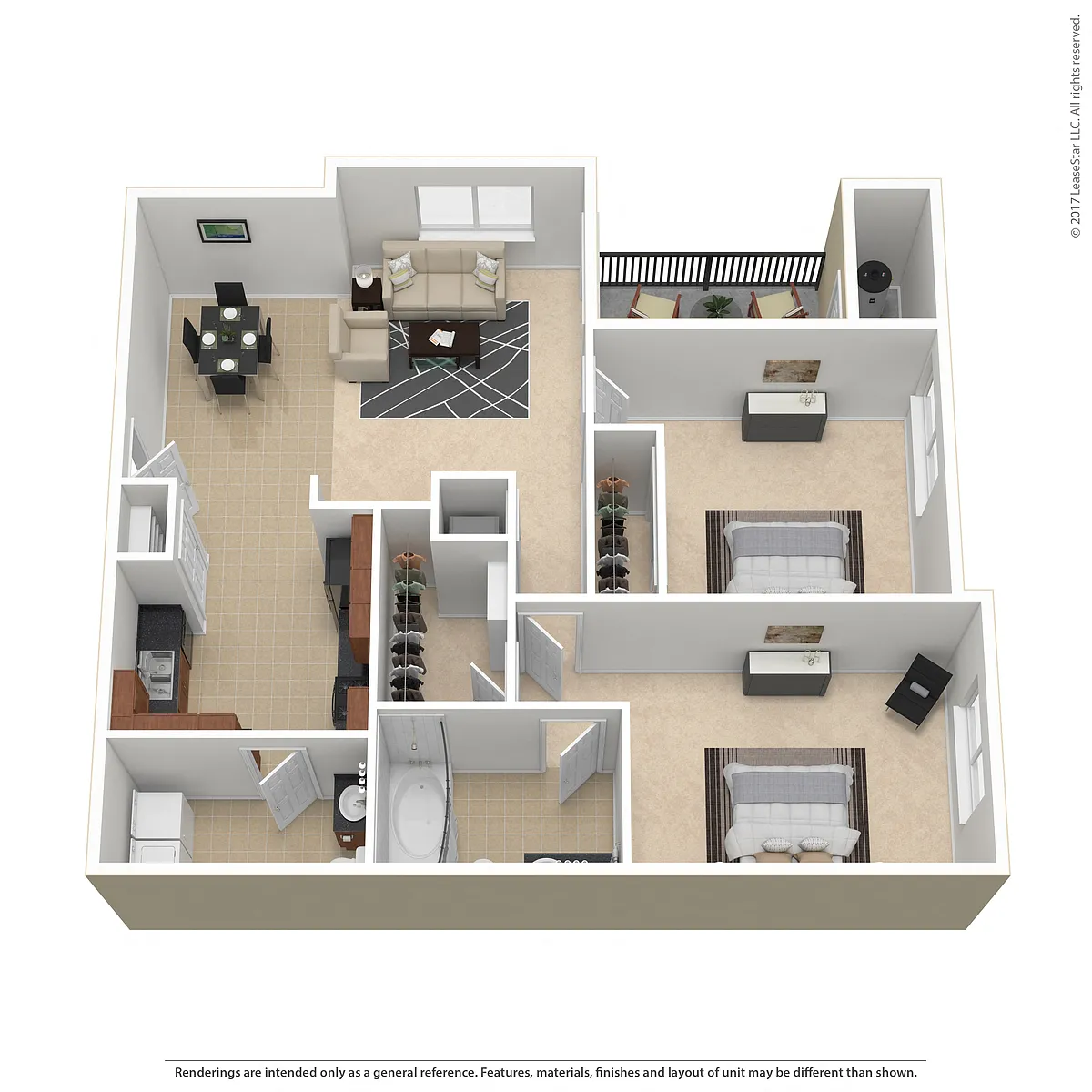 Floor plan Residence 2 Upgraded