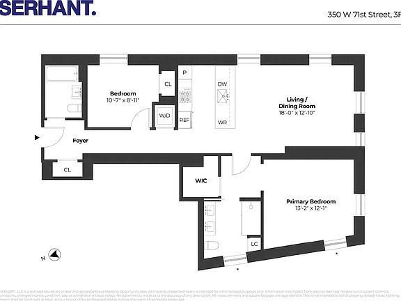 2nd image of 350 W 71st St #3F