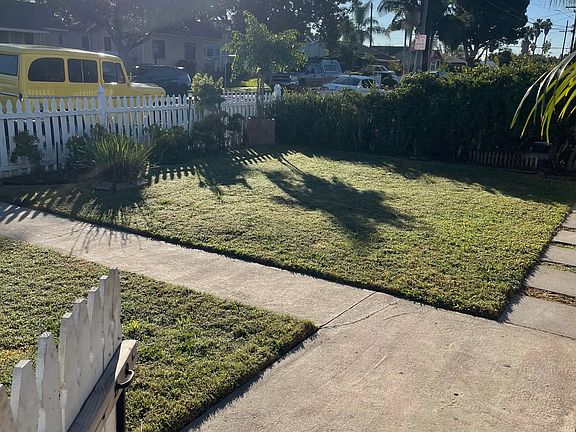 Fenced in Front Yard
