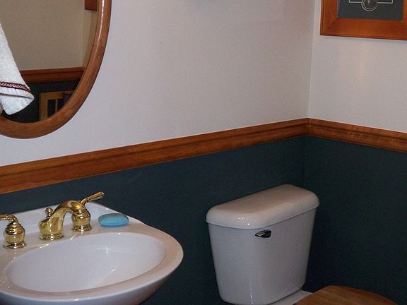1/2 bath on main floor