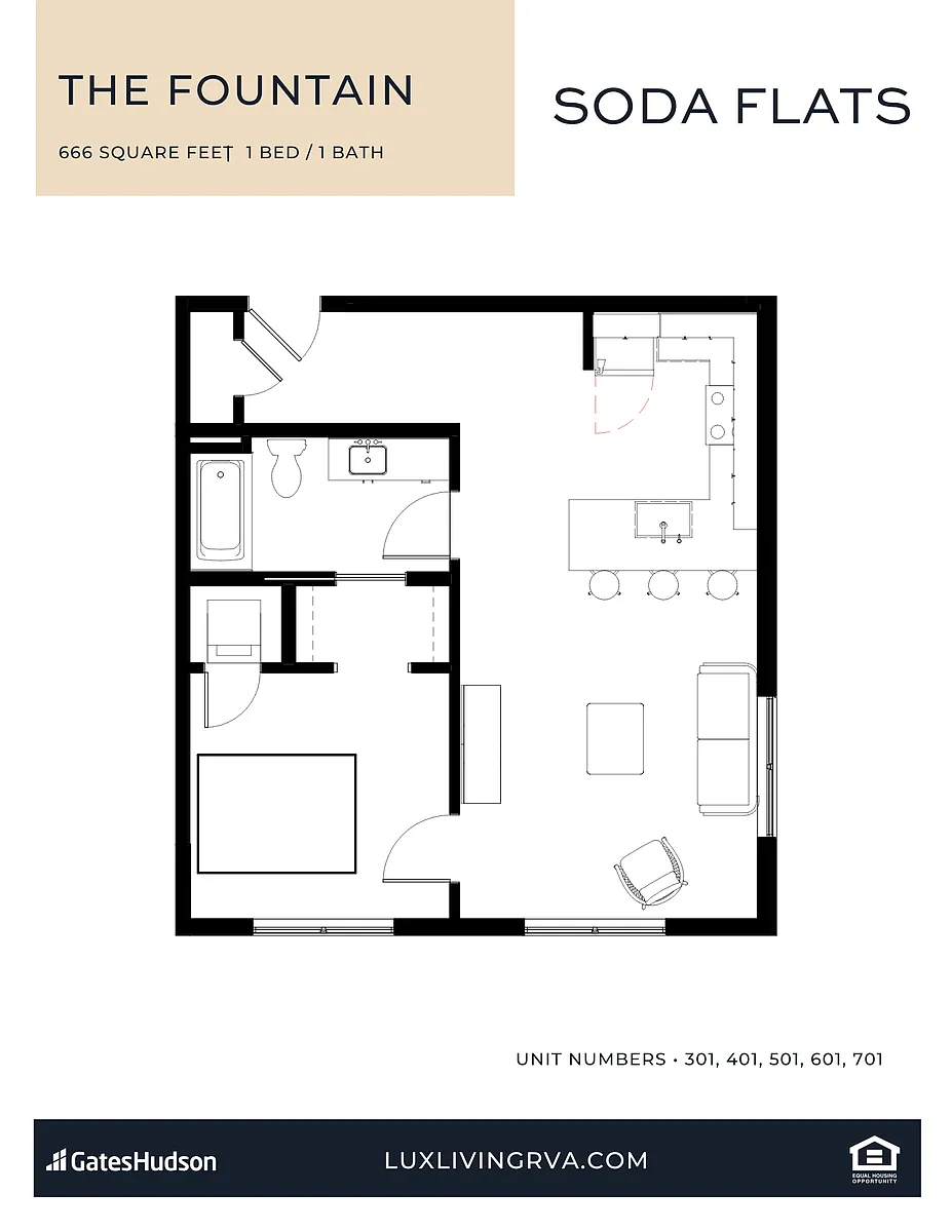 Floor plan The Fountain