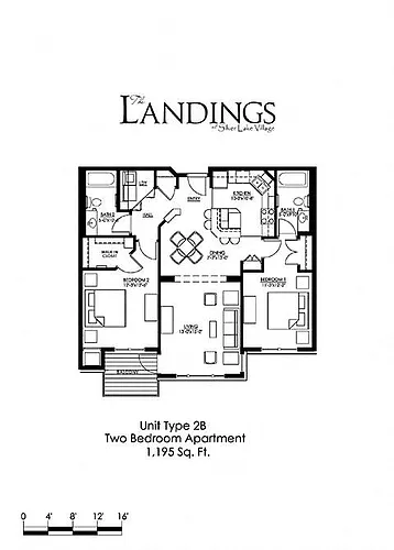 Floor plan Two Bedroom B