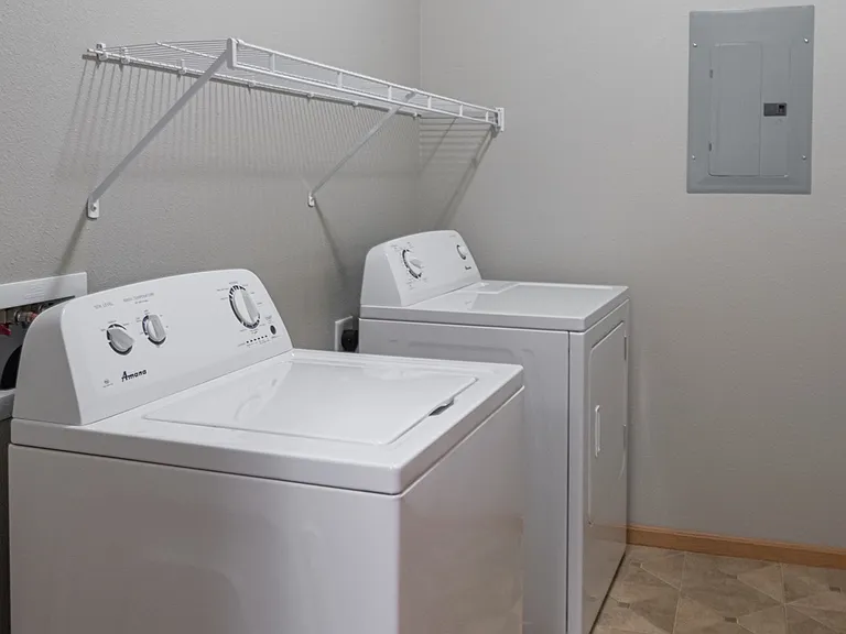 Oversized in-home laundry room
