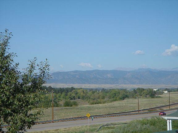 Mountain view from deck