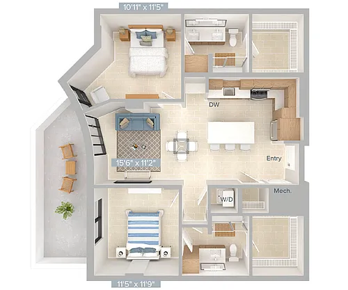 Floor plan B11