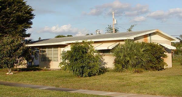 Front faces West